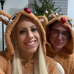 Rudolph onesie Size M/L